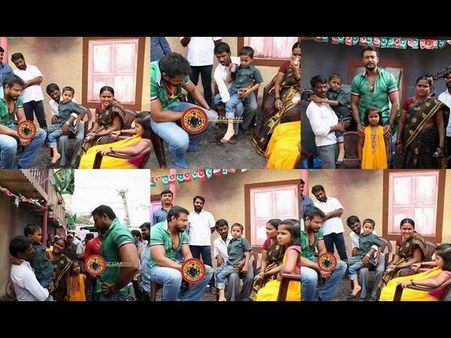 ಪುಟ್ಟ ಅಭಿಮಾನಿಯ ಸಂತಸವನ್ನು ಇಮ್ಮಡಿಗೊಳಿಸಿದ ದರ್ಶನ್