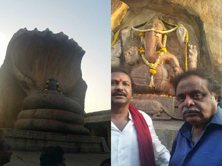 ಚಿತ್ರಗಳು ; ಐತಿಹಾಸಿಕ ಲೇಪಾಕ್ಷಿ ದೇವಸ್ಥಾನದಲ್ಲಿ ನಟ ಅಂಬರೀಶ್