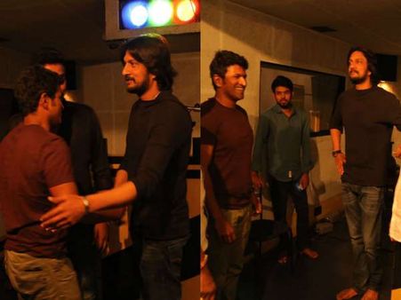 ಚಿತ್ರಗಳು ; ಕಿಚ್ಚ ಸುದೀಪ್ - ಪುನೀತ್ ಒಂದಾಗೇಬಿಟ್ಟರು ನೋಡಿ.!