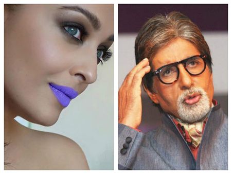 ಐಶ್ವರ್ಯ ನೇರಳೆ ಬಣ್ಣದ ಲಿಪ್ ಸ್ಟಿಕ್ ಬಗ್ಗೆ ಬಿಗ್ ಬಿ ಏನಂದ್ರು?