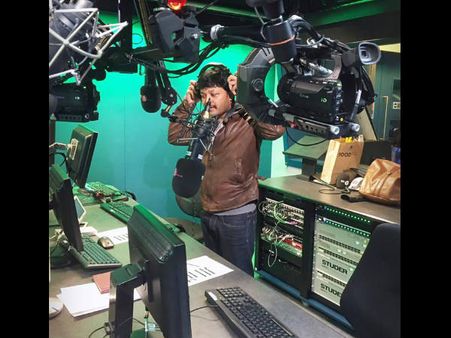 ಲಂಡನ್ ನಲ್ಲಿ ಗಣೇಶ್: ಬಿಬಿಸಿ ರೇಡಿಯೋದಲ್ಲಿ ನಮಸ್ಕಾರ ನಮಸ್ಕಾರ...