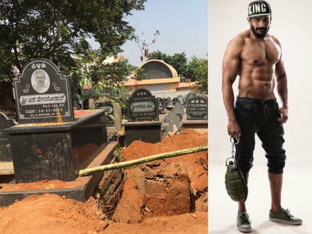 ಪ್ರೀತಿಯ ತಂದೆ ಪಕ್ಕದಲ್ಲೇ ಖಳನಟ ಅನಿಲ್ ಅಂತ್ಯಕ್ರಿಯೆ