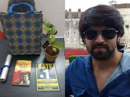 'ಪರಿಸರ ಪ್ರೀತಿ' ಜೊತೆಗೆ 'ಪುಸ್ತಕ ಪ್ರೀತಿ' ಮೆರೆದ ಮದುಮಗ ಯಶ್