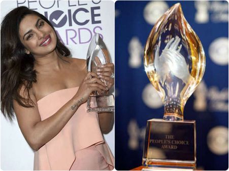 ಪ್ರತಿಷ್ಠಿತ 'ಪೀಪಲ್ಸ್ ಚಾಯ್ಸ್ ಅವಾರ್ಡ್' ಮುಡಿಗೇರಿಸಿಕೊಂಡ ಪ್ರಿಯಾಂಕ ಚೋಪ್ರಾ