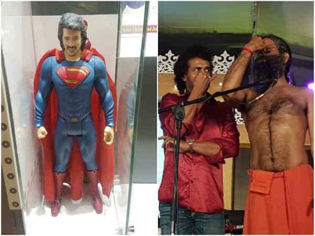 ಬಾಬಾ ರಾಮ ದೇವ್ ಜೊತೆ ಉಪೇಂದ್ರ ಪ್ರಾಣಯಾಮ ಬ್ಯಾಟಿಂಗ್