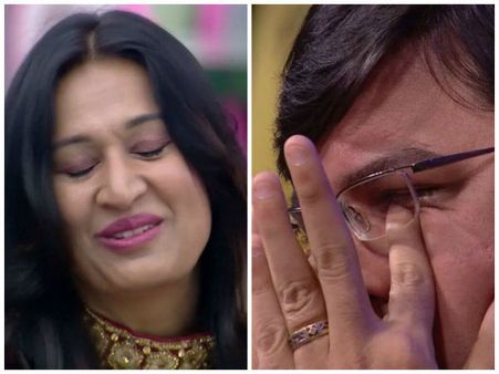 'ದೊಡ್ಮನೆ'ಯಿಂದ ಹೊರಬಂದ ರೇಖಾ: ಕಣ್ಣೀರಿಟ್ಟ ಪತಿ ಸಂದೇಶ್