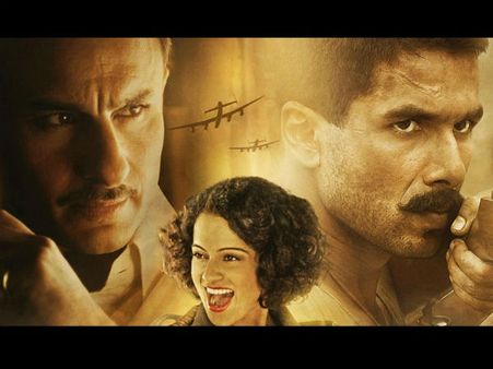 'ಕ್ವೀನ್' ಕಂಗನಾ'ಳ ರಂಗು ರಂಗಿನಾ 'ರಂಗೂನ್' ವಿಮರ್ಶೆ