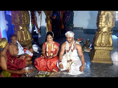 ಹಸೆಮಣೆ ಏರಿದ ಸ್ಯಾಂಡಲ್ ವುಡ್ ನಟ ಚೇತನ್ ಚಂದ್ರ