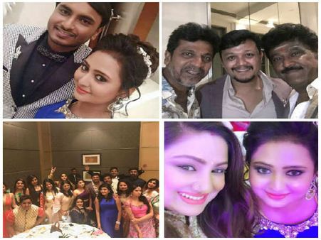 ಚಿತ್ರಗಳು: ಪಂಚತಾರಾ ಹೋಟೆಲ್ ನಲ್ಲಿ 'ಅಮೂಲ್ಯ-ಜಗದೀಶ್' ವೆಡ್ಡಿಂಗ್ ಪಾರ್ಟಿ