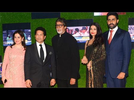 ಸಚಿನ್ ರನ್ನ ಐಶ್ವರ್ಯ ಅಪ್ಪಿಕೊಂಡಿದ್ದಕ್ಕೆ ಮುಖ ಗಂಟಿಕ್ಕಿದ್ರಾ ಅಭಿಶೇಕ್.?