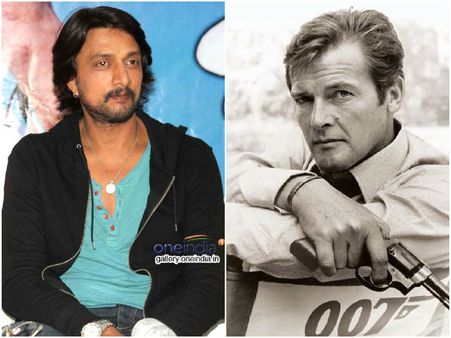 'ರೋಜರ್ ಮೂರ್' ನಿಧನಕ್ಕೆ ಸಂತಾಪ ಸೂಚಿಸಿದ ಕಿಚ್ಚ ಸುದೀಪ್