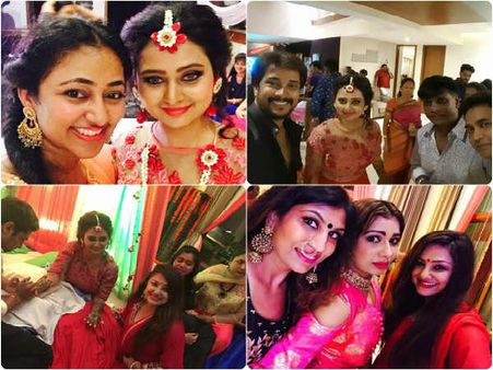 ಅಮೂಲ್ಯ ಮೆಹೆಂದಿ ಶಾಸ್ತ್ರ: ಸಂಗೀತ ಕಾರ್ಯಕ್ರಮದಲ್ಲಿ ತಾರೆಯರ ಮಸ್ತ್ ಡ್ಯಾನ್ಸ್