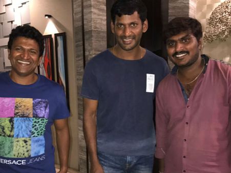 'ರಾಜಕುಮಾರ'ನ ಅರಮನೆಗೆ ಆಗಮಿಸಿದ್ದ ತಮಿಳು ನಟ ವಿಶಾಲ್