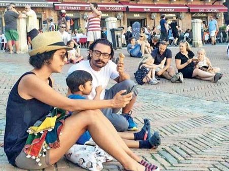 ಚಿತ್ರಗಳು: ರೋಮ್‌ನಲ್ಲಿ ಕುಟುಂಬದೊಂದಿಗೆ ರಿಲ್ಯಾಕ್ಸ್ ಆದ ಅಮೀರ್ ಖಾನ್