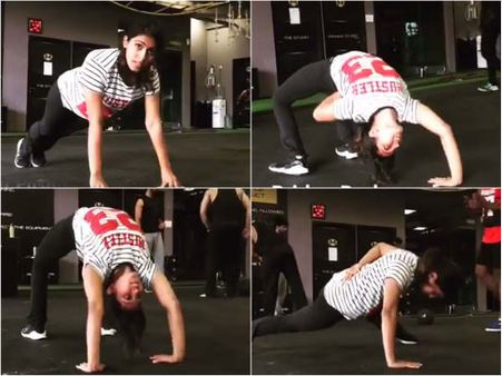 ಹುಡುಗರನ್ನ ನಾಚಿಸುತ್ತಿದೆ ಸಂಯುಕ್ತ ಹೆಗಡೆಯ ಕಸರತ್ತು