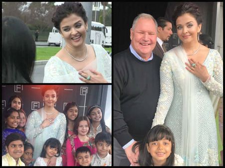 ಡೀಪ್ ನೆಕ್ ತಂದ ಮುಜುಗರ: ಮಾನ ಮುಚ್ಚಿಕೊಳ್ಳಲು ಐಶ್ವರ್ಯ ರೈ ಹರಸಾಹಸ