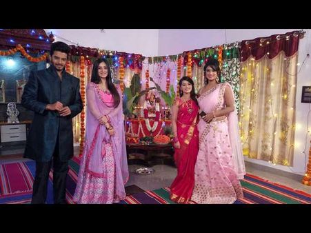 ವರಮಹಾಲಕ್ಷ್ಮಿ ಹಬ್ಬದ ವಿಶೇಷ: 'ಸರಯೂ' ಮನೆಯಲ್ಲಿ ಹರ್ಷಿಕಾ