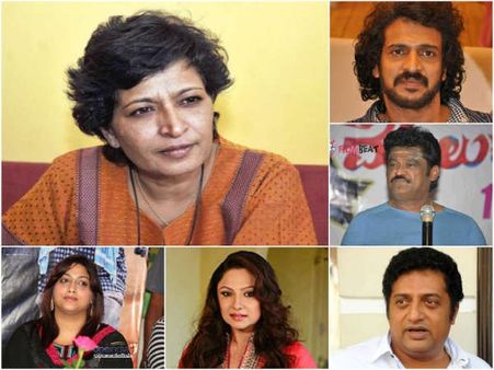 ಗೌರಿ ಲಂಕೇಶ್ ಹತ್ಯೆ: ಶೋಕ ಸಾಗರದಲ್ಲಿ ಮುಳುಗಿದ ಚಿತ್ರರಂಗ