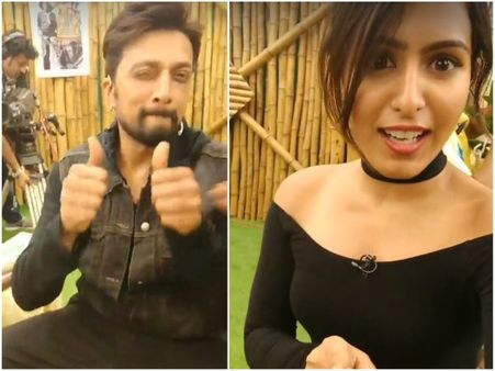 ಕಿಚ್ಚ ಸುದೀಪ್ ಅಡುಗೆ ಮನೆಯಲ್ಲಿ ಕಾಣಿಸಿದ ಕಿರಿಕ್ ಚೆಲುವೆ ಸಂಯುಕ್ತ ಹೆಗ್ಡೆ