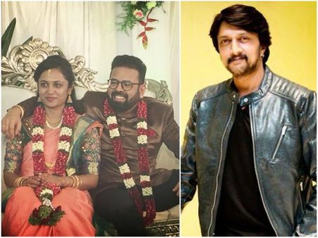 ಸಂತೋಷ್ - ಸುರಭಿ ಜೋಡಿಗೆ ಶುಭ ಕೋರಿದ ಕಿಚ್ಚ ಸುದೀಪ್