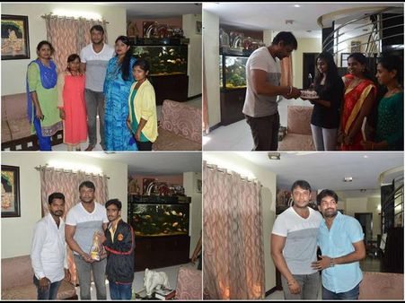 ಡಿ-ಬಾಸ್ ದರ್ಶನ್ ಮನೆಯಲ್ಲಿ 'ಅಭಿಮಾನದ ಜಾತ್ರೆ'