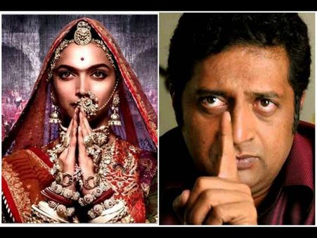 ಪದ್ಮಾವತಿ 'ದೀಪಿಕಾ' ರಕ್ಷೆಗೆ ನಿಂತ ನಟ ಪ್ರಕಾಶ್ ರೈ