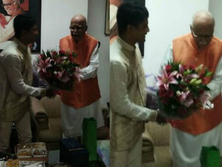 ಬಿಲ್ಡಪ್ ಗಾಗಿ 'ಅಡ್ವಾಣಿ'ಯವರನ್ನ ಭೇಟಿ ಮಾಡಿದ ನಟ ಪ್ರಥಮ್