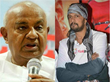 ಕೈ, ಕಮಲದ ನಂತರ ಜೆಡಿಎಸ್ ಪಕ್ಷಕ್ಕೆ ಸುದೀಪ್.! ಹೆಚ್.ಡಿ. ದೇವೇಗೌಡ ಹೇಳಿದ್ದೇನು?