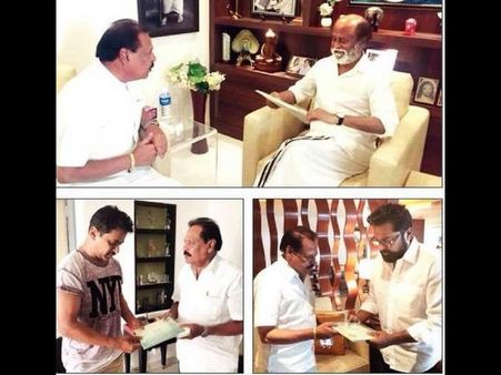 ರಜನಿಕಾಂತ್ ಅವರನ್ನ ಭೇಟಿ ಮಾಡಿದ ಸಾರಾ ಗೋವಿಂದು