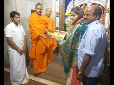 ಯಶ್, ಉಪ್ಪಿ, ವಿಷ್ಣು ನಂತರ ಶಕ್ತಿದೇವತೆ ಮೊರೆ ಹೋದ ರಚಿತಾ ರಾಮ್