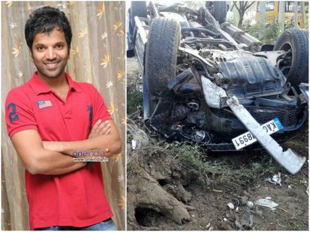 'ಅಯೋಗ್ಯ' ಚಿತ್ರದ ವೇಳೆ ನಟ ಸತೀಶ್ ನೀನಾಸಂ ಕಾರು ಅಪಘಾತ !