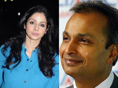 ಶ್ರೀದೇವಿ ಪಾರ್ಥೀವ ಶರೀರ ತರಲು ದುಬೈಗೆ ಪ್ರೈವೇಟ್ ಜೆಟ್ ಕಳುಹಿಸಿದ ಅನಿಲ್ ಅಂಬಾನಿ