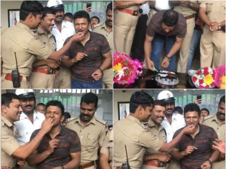 ಅಪ್ಪು ಬರ್ತಡೇ ಆಚರಿಸಿದ ಸದಾಶಿವ ನಗರ ಪೊಲೀಸರು