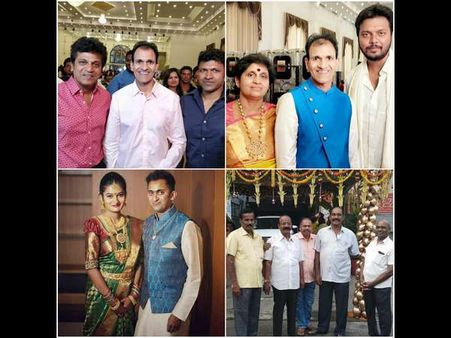 ಶಾನ್ ಮದುವೆಯಲ್ಲಿ ರಾಜ್ ಕುಟುಂಬದ ಸಂಭ್ರಮ