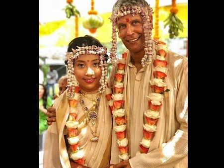 53ನೇ ವಯಸ್ಸಿನಲ್ಲಿ ಸೂಪರ್ ಮಾಡೆಲ್ ಮಿಲಿಂದ್ ಸೋಮನ್ ಮತ್ತೊಂದು ಮದುವೆ!