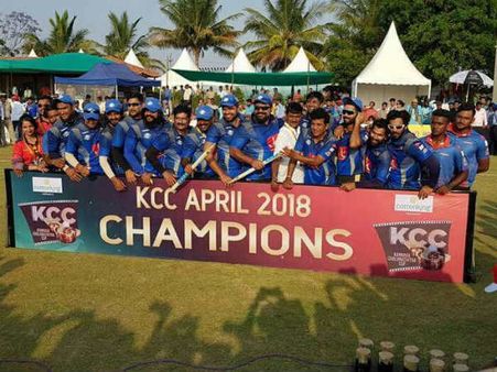 ಕೆಸಿಸಿ ಕಪ್ ಚಾಂಪಿಯನ್ಸ್ ಆದ ಶಿವಣ್ಣ ಮತ್ತು ತಂಡ