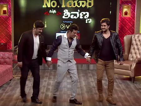 'ನಂ 1 ಯಾರಿ ವಿತ್ ಶಿವಣ್ಣ' ಕಾರ್ಯಕ್ರಮದಲ್ಲಿ ರವಿಶಂಕರ್, ಪ್ರೇಮ್