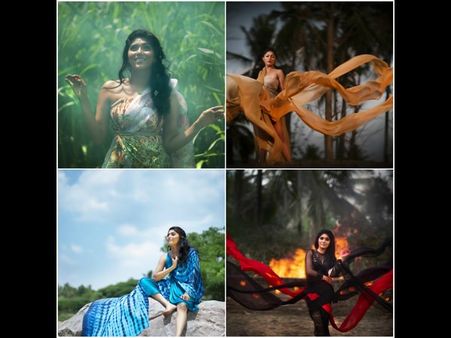 ಬೆಂಕಿ, ಗಾಳಿ, ನೀರು, ಭೂಮಿಯನ್ನ ಬಿಂಬಿಸಿದ ಸಂಯುಕ್ತ ಹೊರನಾಡು