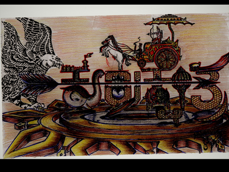 ದರ್ಶನ್ ಅಭಿಮಾನಿ ಕೈಯಲ್ಲಿ ಮೂಡಿದ 'ಕುರುಕ್ಷೇತ್ರ'