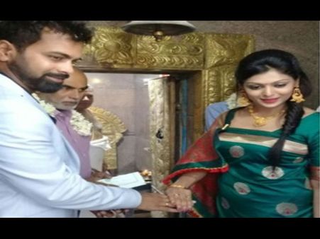 ನಟಿ ಜೊತೆ ನಿಶ್ಚಿತಾರ್ಥ ಮಾಡಿಕೊಂಡ ಕ್ರಿಕೆಟಿಗ ಎನ್ ಸಿ ಅಯ್ಯಪ್ಪ