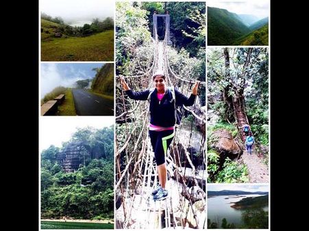 ಮೇಘಾಲಯದ ಮೋಡಗಳ ಮಧ್ಯೆ 'ಕಿಚ್ಚನ ಮಡದಿ'