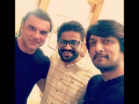 ಸುದೀಪ್ ರನ್ನು ಭೇಟಿ ಮಾಡಿದ ಸಲ್ಮಾನ್ ಖಾನ್ ಸಹೋದರ ಸೋಹೆಲ್