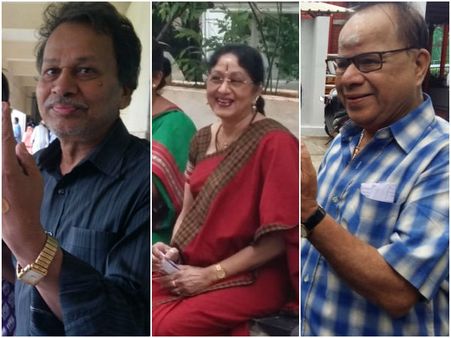 ಜಯನಗರ ಚುನಾವಣೆ: ಮತದಾನ ಮಾಡಿದ ಚಿತ್ರರಂಗದ ಗಣ್ಯರು