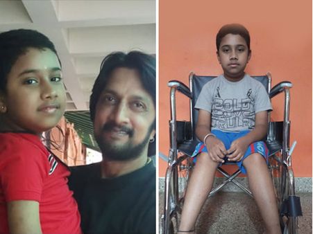 ಪುಟ್ಟ ಕಂದನ ಆಸೆ ಪೂರೈಸಿದ ಮಾಣಿಕ್ಯ ಸುದೀಪ್