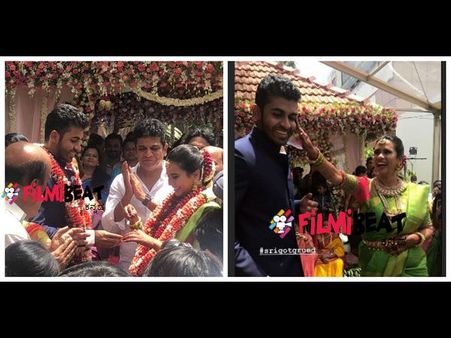 ಉಂಗುರ ಬದಲಾಯಿಸಿಕೊಂಡ ಯುವರಾಜ್ ಕುಮಾರ್-ಶ್ರೀದೇವಿ