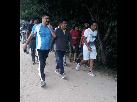 ಕುಕ್ಕರಳ್ಳಿ ಕೆರೆಯಲ್ಲಿ ಶಿವಣ್ಣನ ವಾಕಿಂಗ್