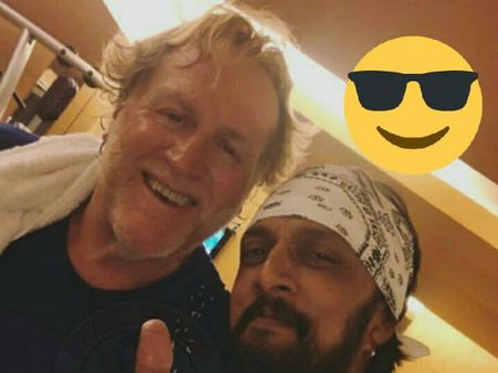 ಹಾಲಿವುಡ್ ಸ್ಟಂಟ್ ಮಾಸ್ಟರ್ ಜೊತೆ ಅಭಿನಯ ಚಕ್ರವರ್ತಿ