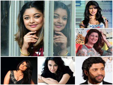 ತನುಶ್ರೀ ದತ್ತಾ ಪರವಾಗಿ ದನಿಯೆತ್ತಿದ್ದ ಬಾಲಿವುಡ್ ತಾರೆಯರಿವರು..