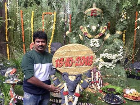 'ದಿ ವಿಲನ್' ತಂಡದ ಗಣೇಶ ಆಚರಣೆ ಸಖತ್ ವಿಶೇಷವಾಗಿತ್ತು