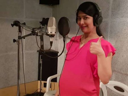 ತುಂಬು ಗರ್ಭಿಣಿ ಆಗಿದ್ದರೂ ಸಿನಿಮಾ ಕೆಲಸವನ್ನ ಮುಗಿಸಿದ ರಾಧಿಕಾ